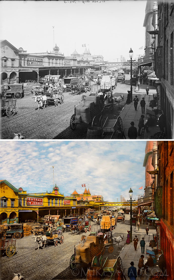 I Colorized 30 B&#038;W Photos Of New York From Years Ago