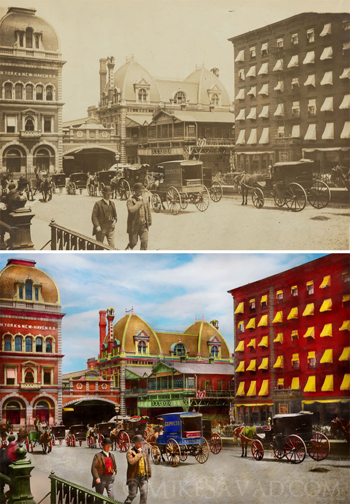 I Colorized 30 B&#038;W Photos Of New York From Years Ago