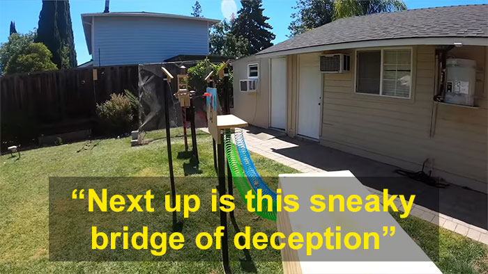 Former NASA Engineer Builds The Perfect Squirrel-Proof Bird Feeder And Watches Them Battle For The Treats