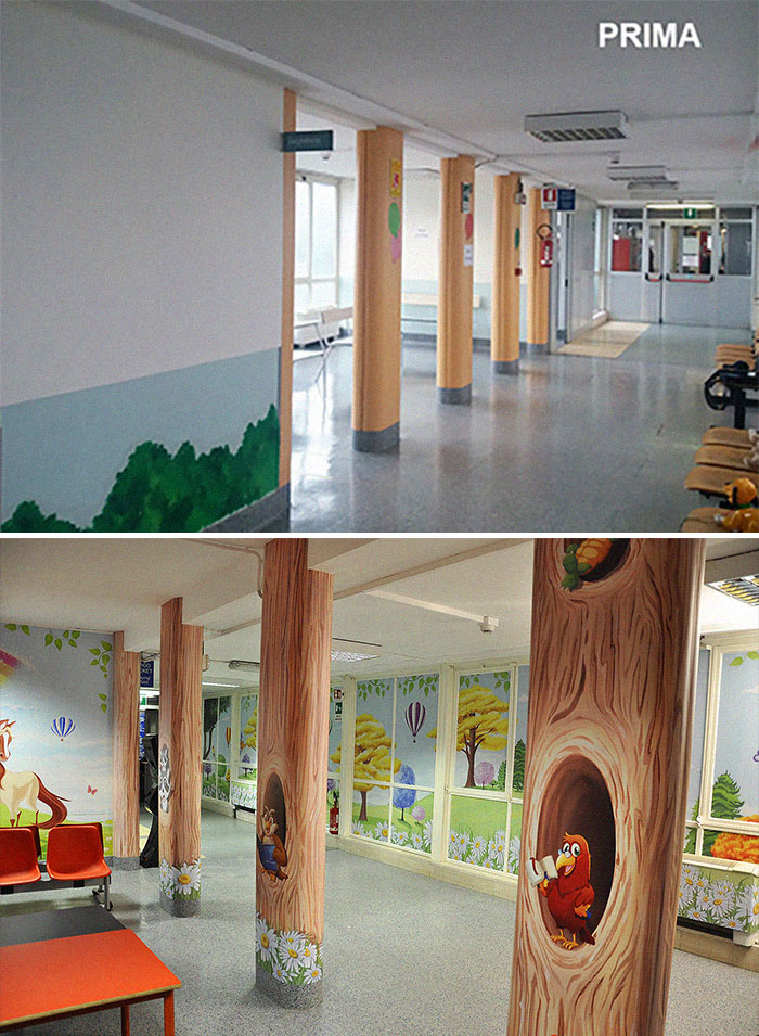 30 Pics Of Italian Artist’s Beautiful Hospital Murals That Help Children And Adults Alike 30 Pics Of Italian Artist’s Beautiful Hospital Murals That Help Children And Adults Alike
