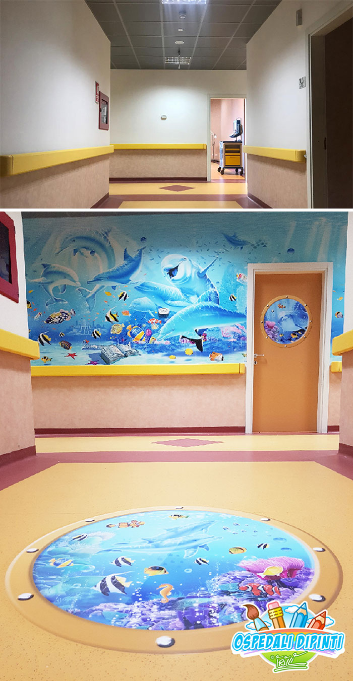 30 Pics Of Italian Artist’s Beautiful Hospital Murals That Help Children And Adults Alike 30 Pics Of Italian Artist’s Beautiful Hospital Murals That Help Children And Adults Alike