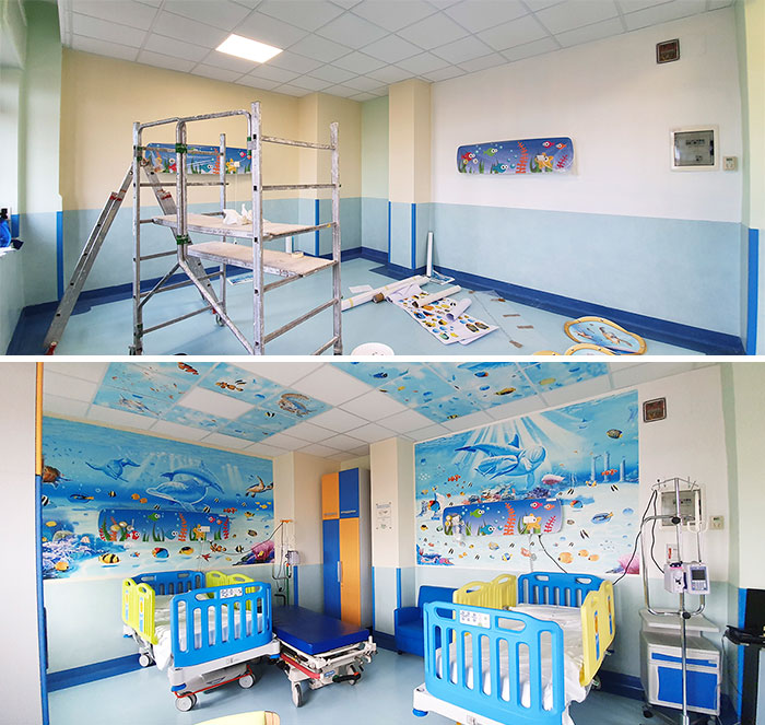 30 Pics Of Italian Artist’s Beautiful Hospital Murals That Help Children And Adults Alike 30 Pics Of Italian Artist’s Beautiful Hospital Murals That Help Children And Adults Alike