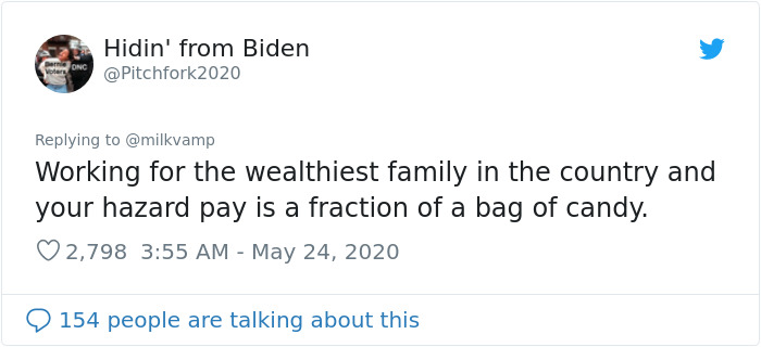 People Are Posting What ‘Extra Pay’ They Receive As Encouragement For Working During The Pandemic And Some Say It’s Humiliating People Are Posting What ‘Extra Pay’ They Receive As Encouragement For Working During The Pandemic And Some Say It’s Humiliating
