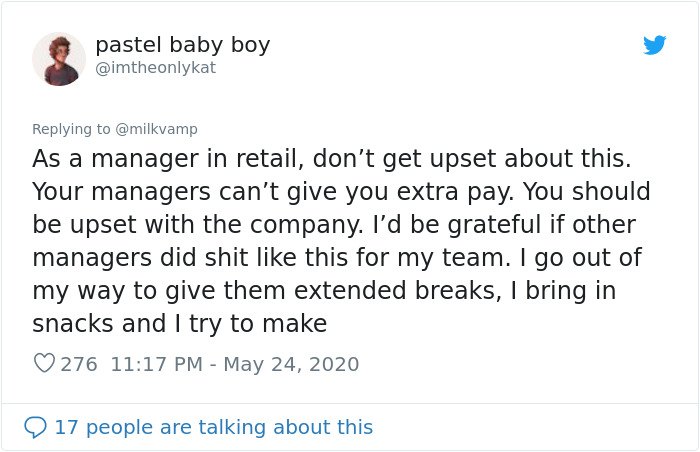 People Are Posting What ‘Extra Pay’ They Receive As Encouragement For Working During The Pandemic And Some Say It’s Humiliating People Are Posting What ‘Extra Pay’ They Receive As Encouragement For Working During The Pandemic And Some Say It’s Humiliating