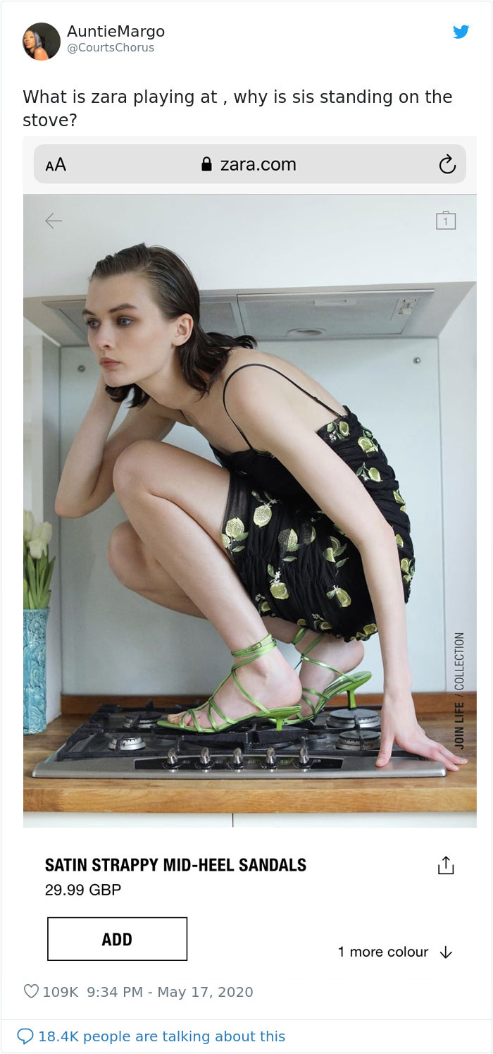 Zara Shoppers Are Saying It’s Impossible To Shop Online Due To Weird Modeling Poses, Share Screenshots To Prove Their Point Zara Shoppers Are Saying It’s Impossible To Shop Online Due To Weird Modeling Poses, Share Screenshots To Prove Their Point