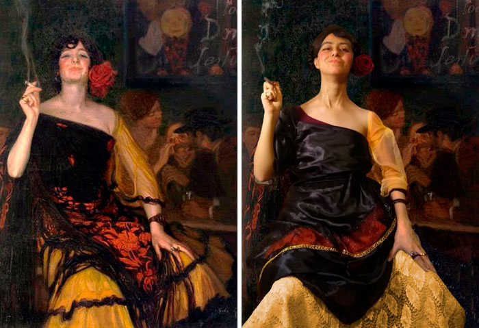 Museum Asks People To Recreate Paintings At Home, Gets 30 New Impressive Photos Museum Asks People To Recreate Paintings At Home, Gets 30 New Impressive Photos