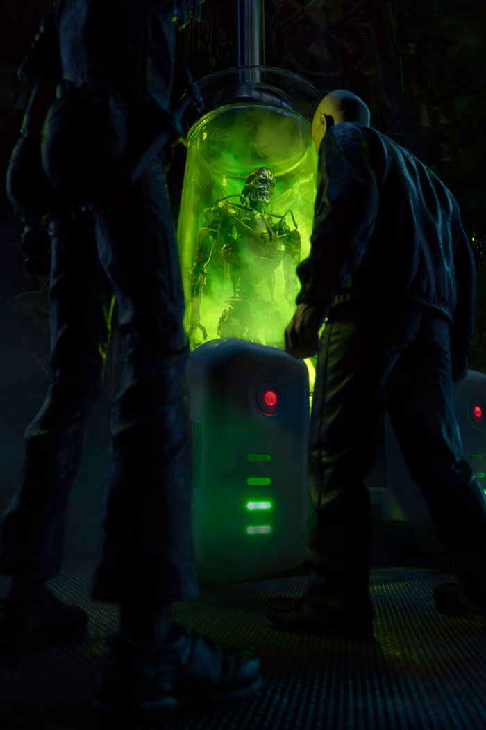 This Photo Of The Joker Free-Falling Was Made Using An Action Figure And Things Around The House