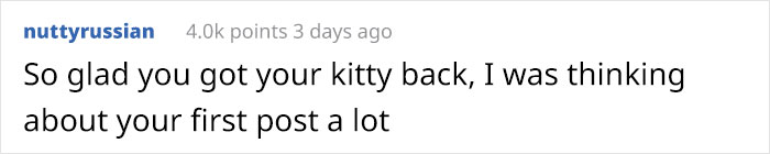 Person Has Their Parents Watch Their Cat During Their First Year Of College, Parents Secretly Give It Away Person Has Their Parents Watch Their Cat During Their First Year Of College, Parents Secretly Give It Away