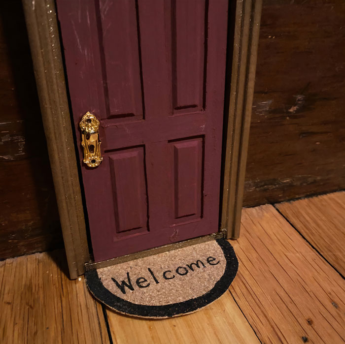 Woman Puts Dollhouse Doors As Electrical Outlet Covers Around Her Home Woman Puts Dollhouse Doors As Electrical Outlet Covers Around Her Home