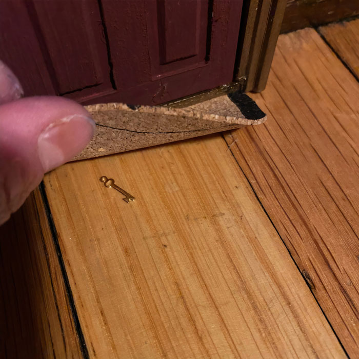 Woman Puts Dollhouse Doors As Electrical Outlet Covers Around Her Home Woman Puts Dollhouse Doors As Electrical Outlet Covers Around Her Home