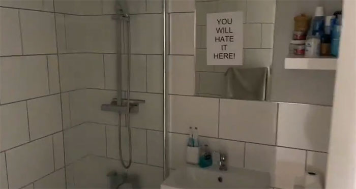 Guy Films A Hilarious Apartment Tour For His Letting Agent After Being Forced Out Of It By The Landlord, Doesn’t Let Any Problem Go Unnoticed Guy Films A Hilarious Apartment Tour For His Letting Agent After Being Forced Out Of It By The Landlord, Doesn’t Let Any Problem Go Unnoticed