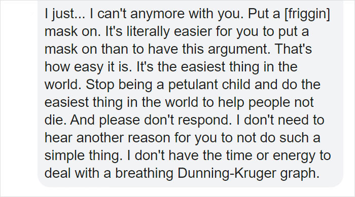 Person Mocks People For Listening To CDC’s Advice On Masks, Gets Ridiculed In This Perfect Response Person Mocks People For Listening To CDC’s Advice On Masks, Gets Ridiculed In This Perfect Response