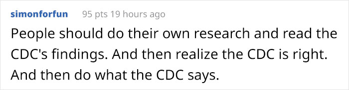 Person Mocks People For Listening To CDC’s Advice On Masks, Gets Ridiculed In This Perfect Response Person Mocks People For Listening To CDC’s Advice On Masks, Gets Ridiculed In This Perfect Response