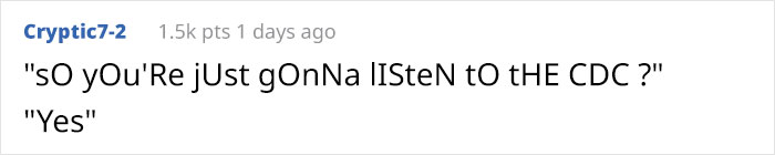 Person Mocks People For Listening To CDC’s Advice On Masks, Gets Ridiculed In This Perfect Response Person Mocks People For Listening To CDC’s Advice On Masks, Gets Ridiculed In This Perfect Response