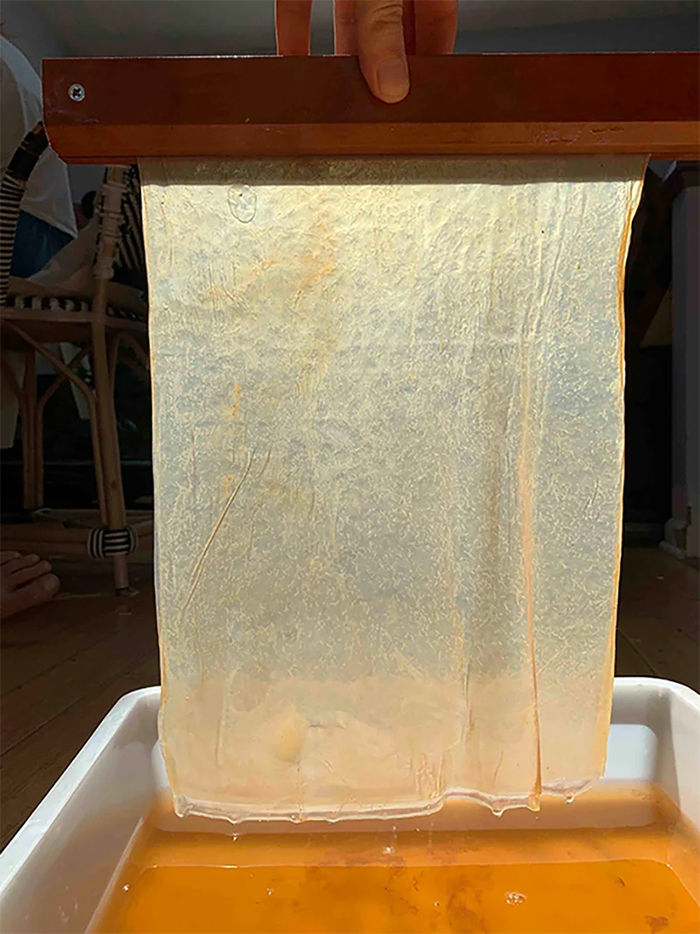 Design Duo Creates A Home-Grown Biodegradable Mask From Bacteria Design Duo Creates A Home-Grown Biodegradable Mask From Bacteria