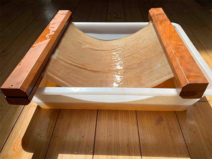 Design Duo Creates A Home-Grown Biodegradable Mask From Bacteria Design Duo Creates A Home-Grown Biodegradable Mask From Bacteria