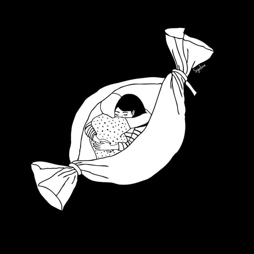 I Draw Minimal Illustrations About My Life During The Coronavirus Outbreak (47 Pics) I Draw Minimal Illustrations About My Life During The Coronavirus Outbreak (47 Pics)