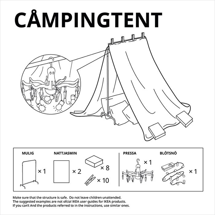 IKEA Shares How To Make 6 Types Of Furniture Forts During Quarantine IKEA Shares How To Make 6 Types Of Furniture Forts During Quarantine