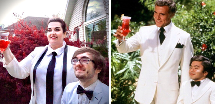 32 Pictures Of Famous Pop Culture Scenes I Recreated While Stuck In Quarantine 32 Pictures Of Famous Pop Culture Scenes I Recreated While Stuck In Quarantine