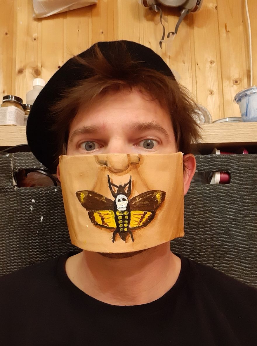 This Artist Keeps Himself And Others Entertained By Creating Unconventional Face Masks (37 Pics) This Artist Keeps Himself And Others Entertained By Creating Unconventional Face Masks (37 Pics)