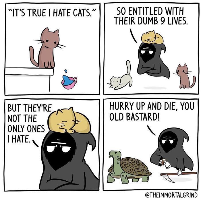 30 Comics About The Afterlife And Death That Differ From The Usual Stereotypes By ‘The Immortal Grind’ 30 Comics About The Afterlife And Death That Differ From The Usual Stereotypes By ‘The Immortal Grind’