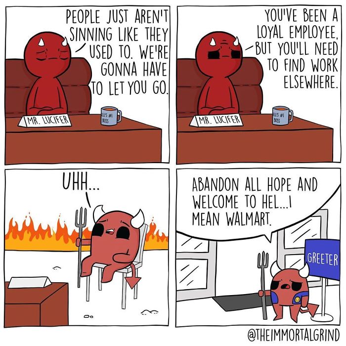 30 Comics About The Afterlife And Death That Differ From The Usual Stereotypes By ‘The Immortal Grind’ 30 Comics About The Afterlife And Death That Differ From The Usual Stereotypes By ‘The Immortal Grind’