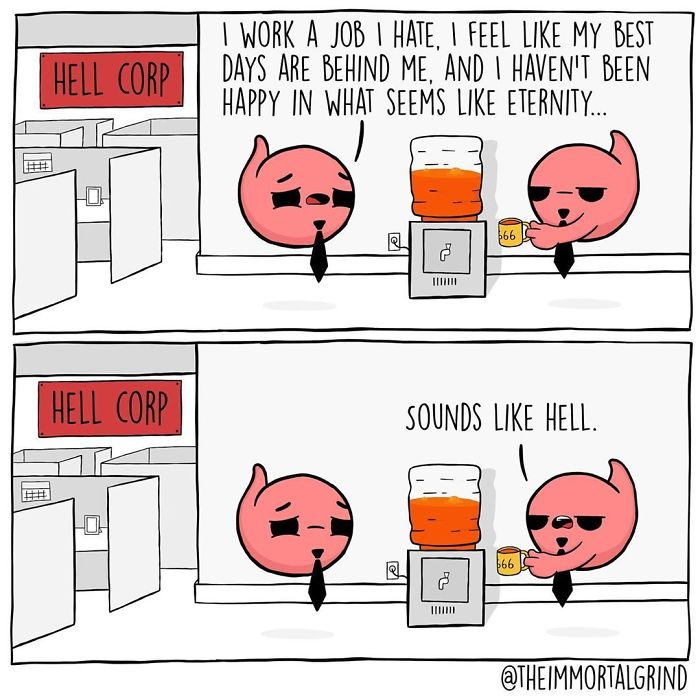 30 Comics About The Afterlife And Death That Differ From The Usual Stereotypes By ‘The Immortal Grind’ 30 Comics About The Afterlife And Death That Differ From The Usual Stereotypes By ‘The Immortal Grind’