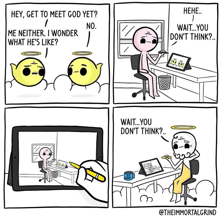 30 Comics About The Afterlife And Death That Differ From The Usual Stereotypes By ‘The Immortal Grind’ 30 Comics About The Afterlife And Death That Differ From The Usual Stereotypes By ‘The Immortal Grind’