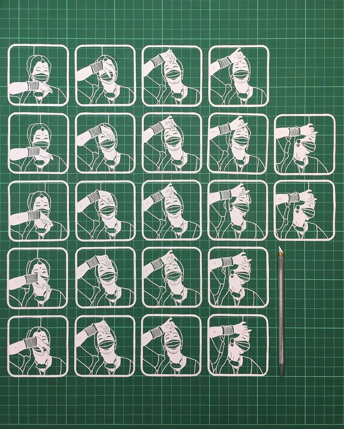 I Create Papercut Animations And Each One Takes At Least A Week To Complete (19 GIFs)