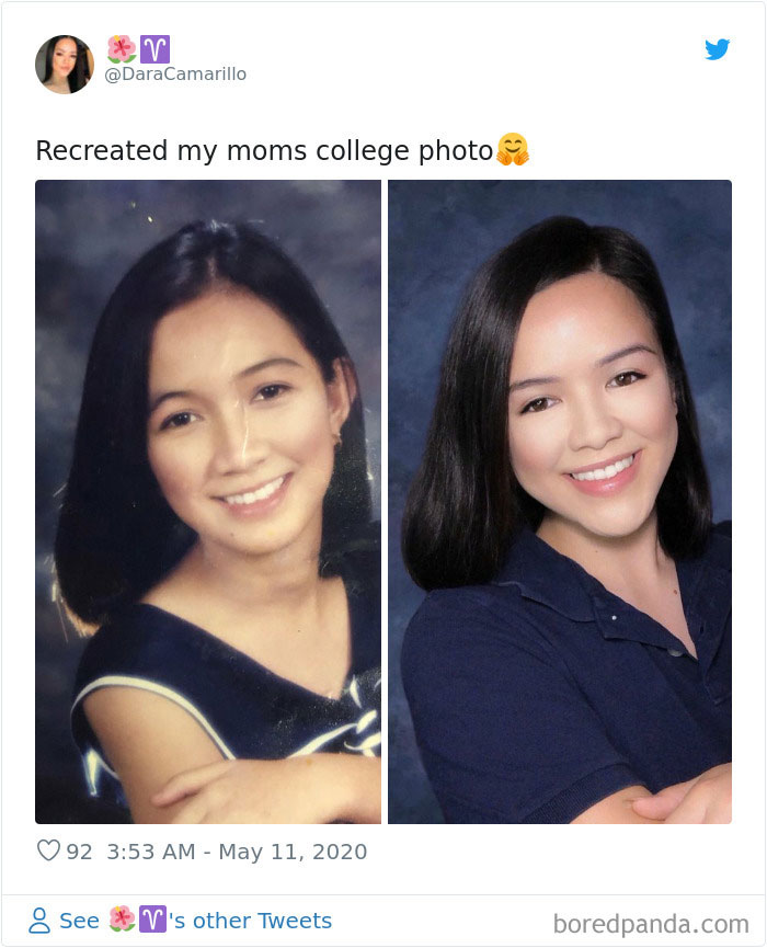 29 Daughters Recreate Their Moms’ Looks For Mother’s Day, And The Resemblance Is Uncanny 29 Daughters Recreate Their Moms’ Looks For Mother’s Day, And The Resemblance Is Uncanny