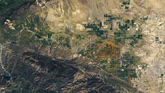 NASA Releases Satellite Images Of Massive California Superbloom Seen From Space