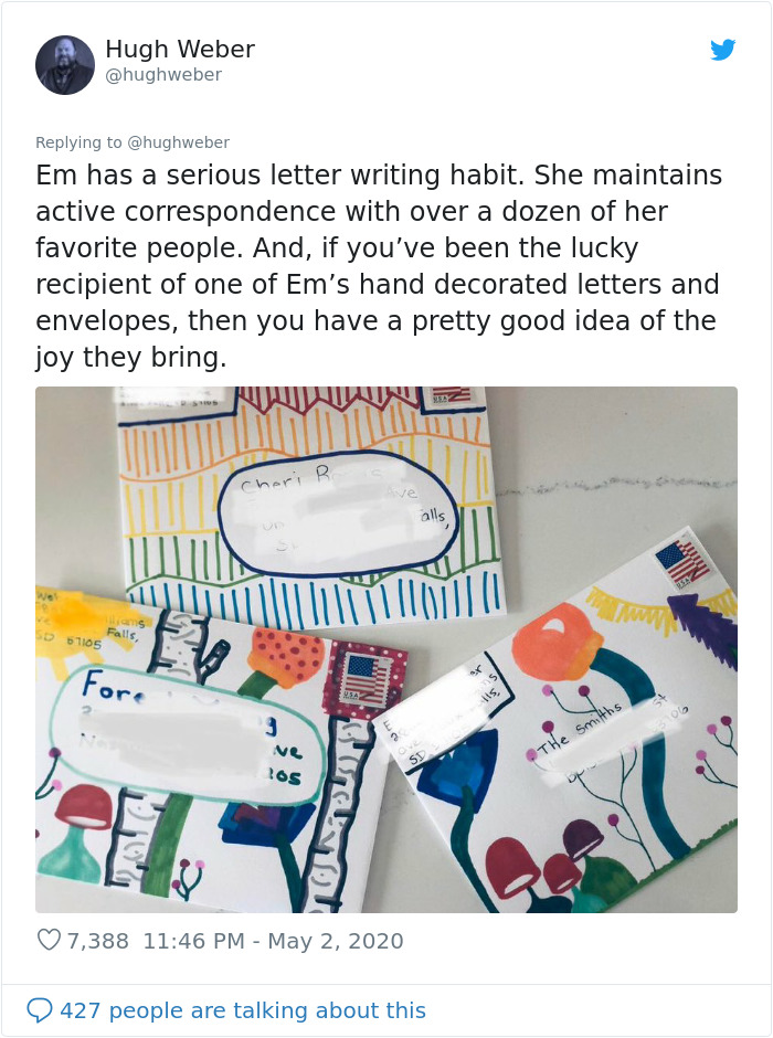11Y.O Girl Befriends Mail Carrier By Sending Letters, Teaches Everyone The Importance Of Human Connection During These Tough Times 11Y.O Girl Befriends Mail Carrier By Sending Letters, Teaches Everyone The Importance Of Human Connection During These Tough Times