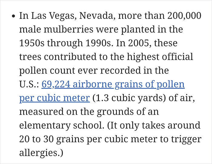 Scientist Discovers That “Tree Sexism” Might Be A Major Reason Behind Many Spring Allergies (Updated) Scientist Discovers That “Tree Sexism” Might Be A Major Reason Behind Many Spring Allergies (Updated)