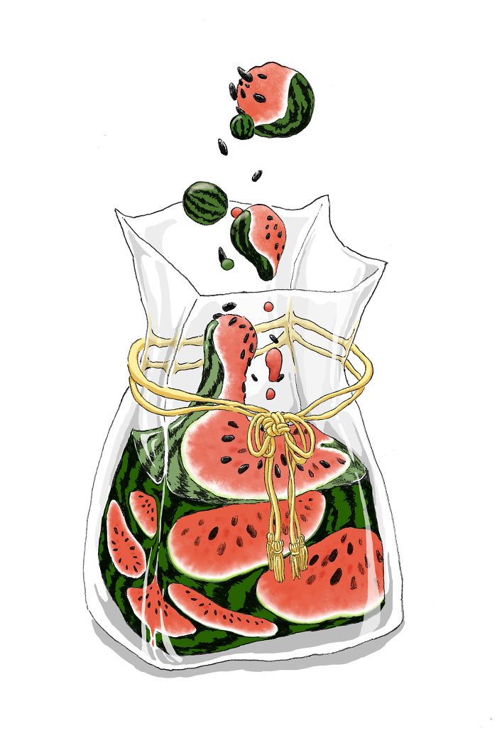 Marui Michi’s 24 Surreal Food Illustrations Marui Michi’s 24 Surreal Food Illustrations