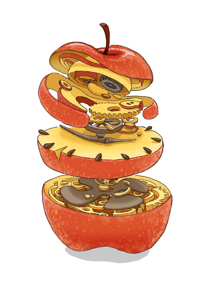 Marui Michi’s 24 Surreal Food Illustrations Marui Michi’s 24 Surreal Food Illustrations