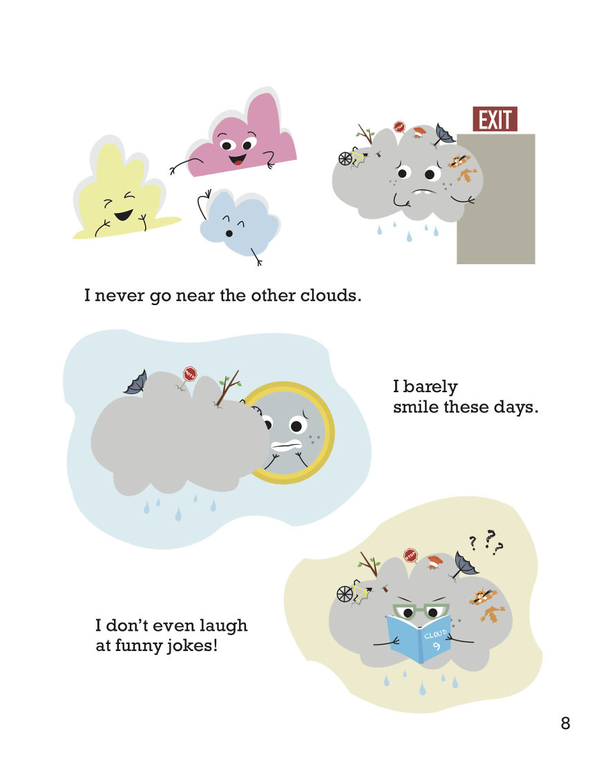 I Wrote And Illustrated A Book About A Cloud Without A Silver Lining I Wrote And Illustrated A Book About A Cloud Without A Silver Lining