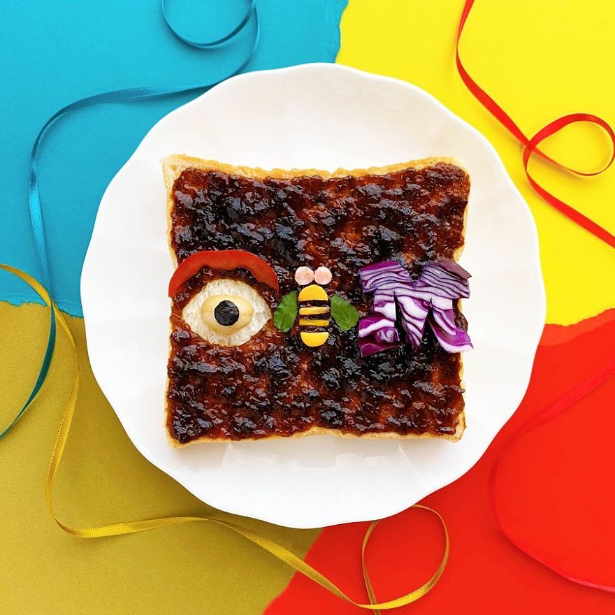 16 Creative Toast Designs By Japanese Artist 16 Creative Toast Designs By Japanese Artist