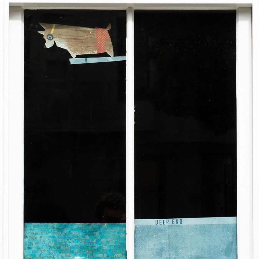 I Post One Drawing A Day On Our Window To Bring Joy To Our Neighbors During Quarantine (22 Pics)