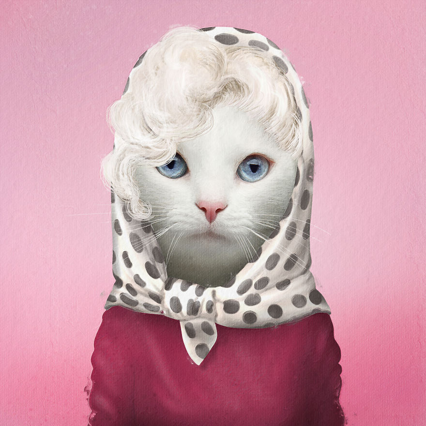 I Made Pets Into Superstars To Help Them Find A Home (20 Pics)