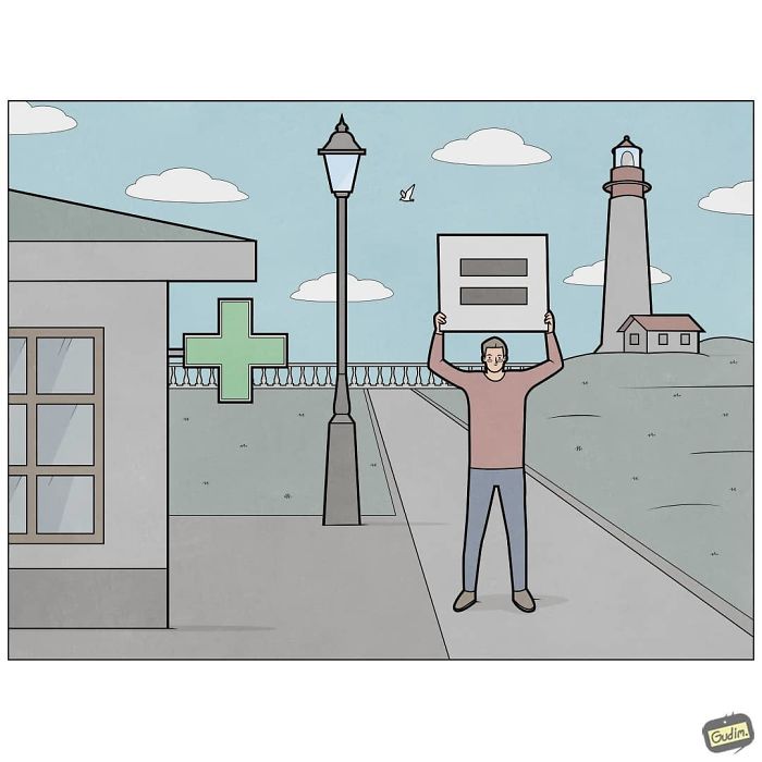 30 Sarcastic Comics That You’ll Need To See Twice To Understand By Gudim (New Pics) 30 Sarcastic Comics That You’ll Need To See Twice To Understand By Gudim (New Pics)
