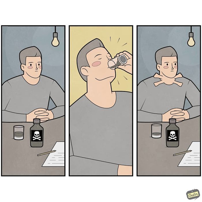 30 Sarcastic Comics That You’ll Need To See Twice To Understand By Gudim (New Pics) 30 Sarcastic Comics That You’ll Need To See Twice To Understand By Gudim (New Pics)