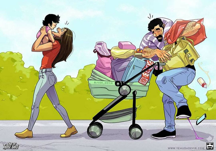 Artist Keeps Illustrating Everyday Life With His Wife, And Now We Get To See Their Baby Daughter (38 Pics) Artist Keeps Illustrating Everyday Life With His Wife, And Now We Get To See Their Baby Daughter (38 Pics)
