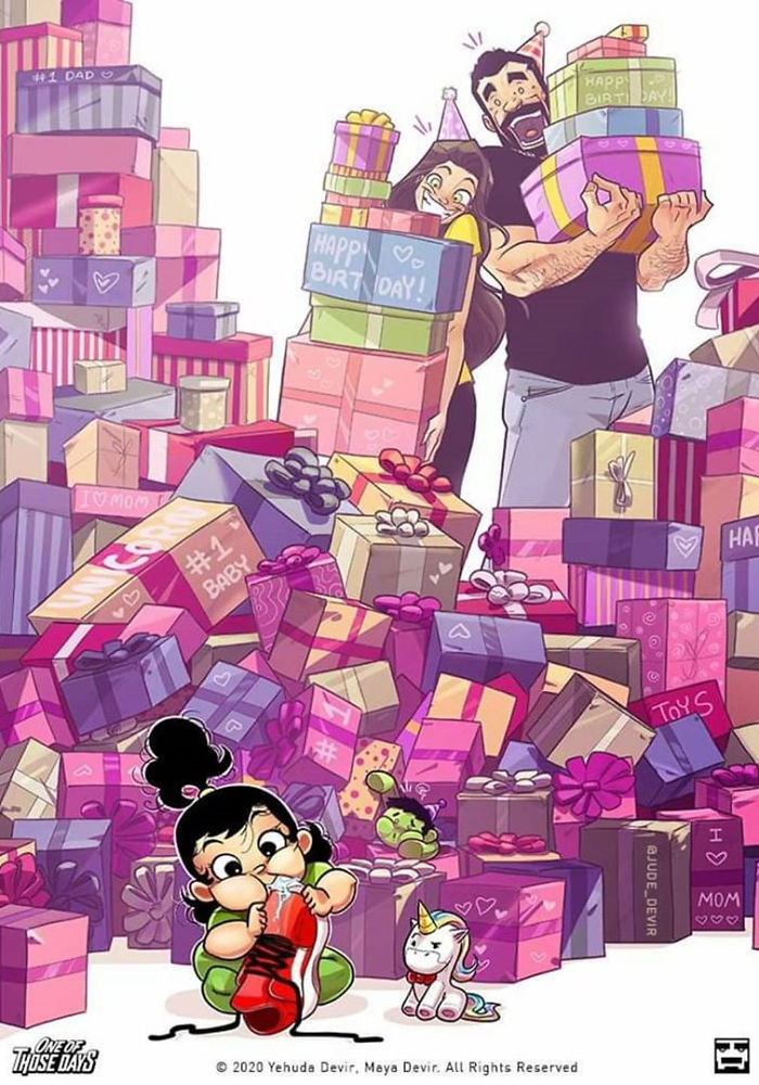 Artist Keeps Illustrating Everyday Life With His Wife, And Now We Get To See Their Baby Daughter (38 Pics) Artist Keeps Illustrating Everyday Life With His Wife, And Now We Get To See Their Baby Daughter (38 Pics)