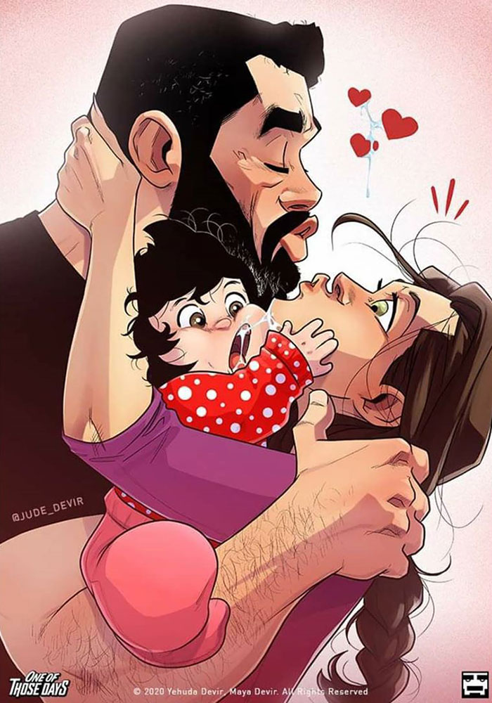 Artist Keeps Illustrating Everyday Life With His Wife, And Now We Get To See Their Baby Daughter (38 Pics) Artist Keeps Illustrating Everyday Life With His Wife, And Now We Get To See Their Baby Daughter (38 Pics)