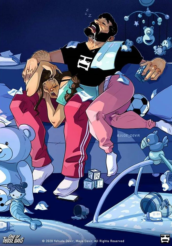 Artist Keeps Illustrating Everyday Life With His Wife, And Now We Get To See Their Baby Daughter (38 Pics) Artist Keeps Illustrating Everyday Life With His Wife, And Now We Get To See Their Baby Daughter (38 Pics)