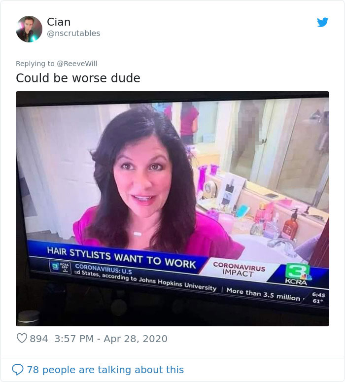 This Reporter Went On Air Wearing Only A Suit Coat And No Pants, Not Realizing Everyone Could See His Legs This Reporter Went On Air Wearing Only A Suit Coat And No Pants, Not Realizing Everyone Could See His Legs