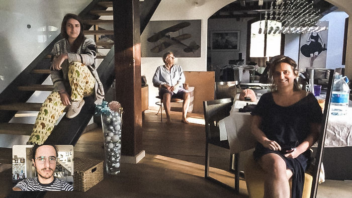 I Capture People All Around The World During Video Calls In Their Homes (46 Pics)