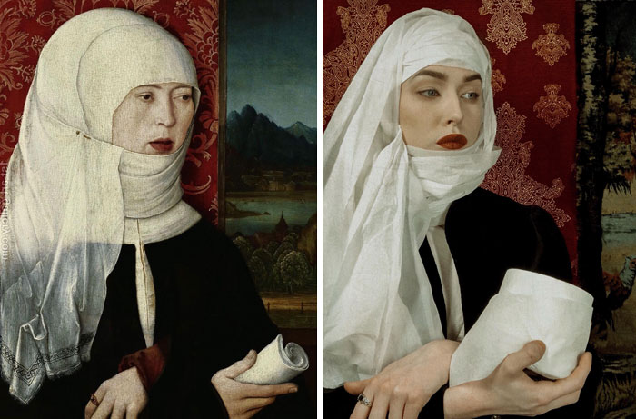 Museums Ask People To Recreate Famous Paintings At Home, Get 30 More Hilarious Pics Museums Ask People To Recreate Famous Paintings At Home, Get 30 More Hilarious Pics