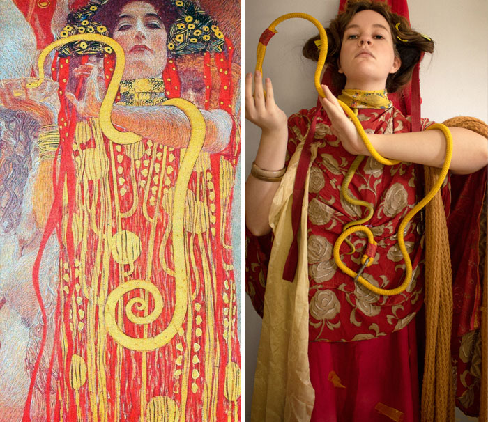 Museums Ask People To Recreate Famous Paintings At Home, Get 30 More Hilarious Pics Museums Ask People To Recreate Famous Paintings At Home, Get 30 More Hilarious Pics