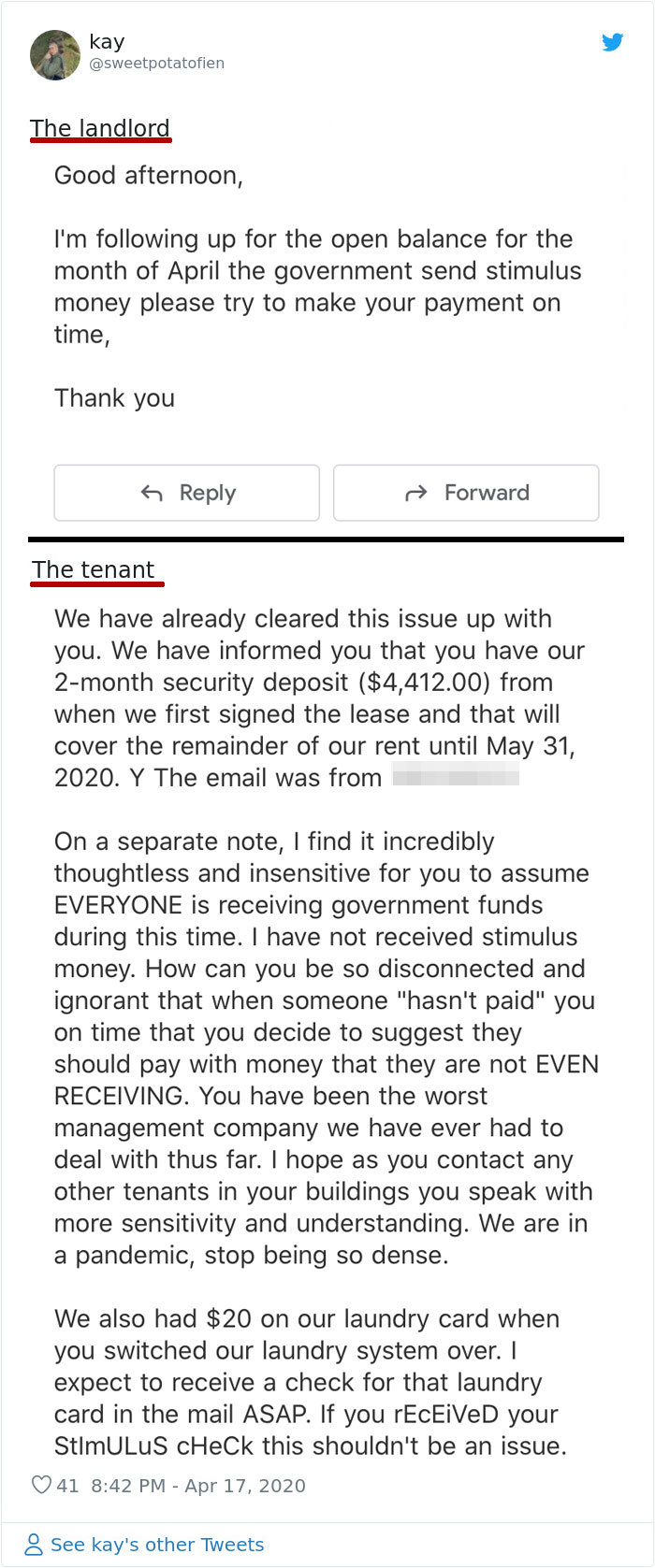 25 Inhumane, Greedy Landlords Who Revealed Their True Colors During The Pandemic 25 Inhumane, Greedy Landlords Who Revealed Their True Colors During The Pandemic